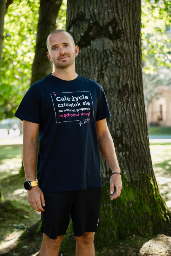 T-shirt „Całe życie człowiek” - obrazek 2
