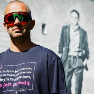 T-shirt męski „To, że życie jest wieczne”